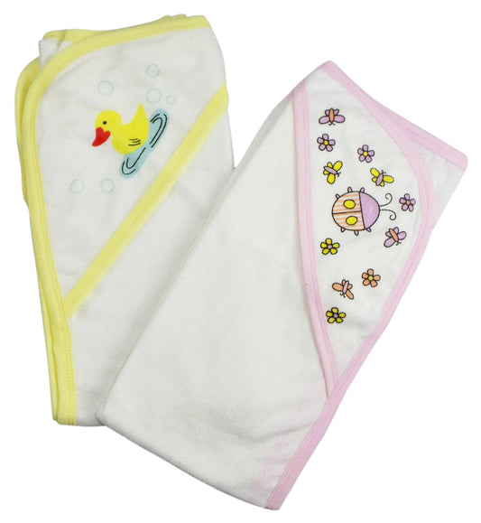 Bambini Infant Hooded Bath Towel (Pack of 2)