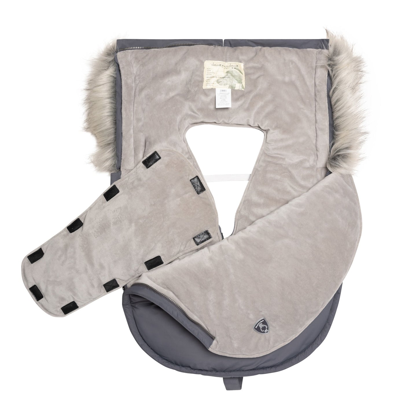 Solid Baby Pouch Grey