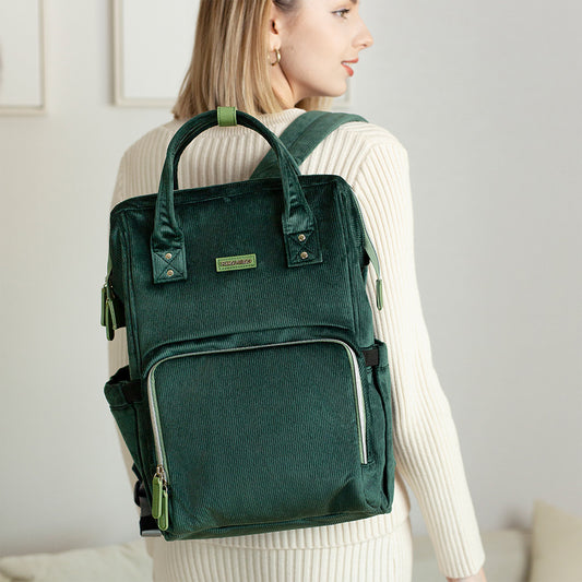 Corduroy Diaper Backpack