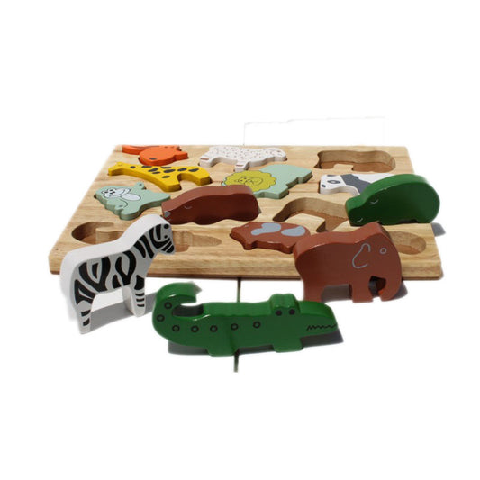 QToys Australia (USA) ANIMAL PLAY SET & PUZZLE