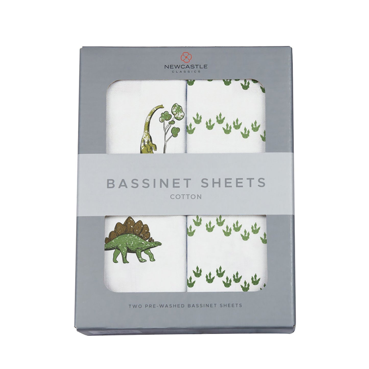 Dino Days and Dino Feet Cotton Changing Pad Cover/Bassinet Sheets